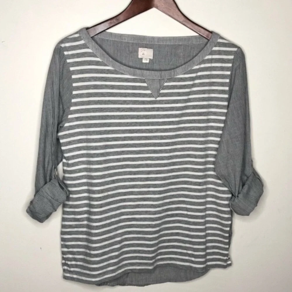 ANTHROPOLOGIE Postmark Conductor Stripe Top - Picture 7 of 11